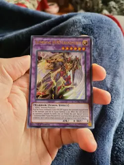 Yugioh Elemental HERO Grandmerge DUPO-En004 1st Ultra Rare - Image 1