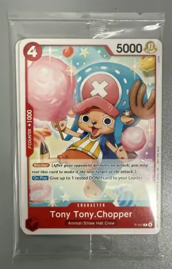 (8) x One Piece Promo Pack P-101 to P-107 Gol D Roger Tony Tony Chopper SEALED - Image 3