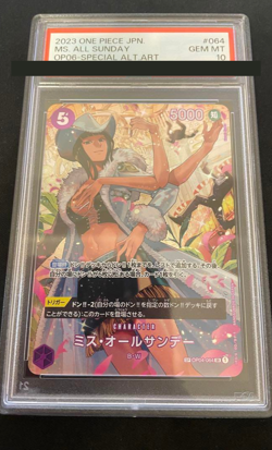 PSA 10 Ms. All-Sunday OP06-064 One Piece Card Japanese from Japan OP-06 - Image 1