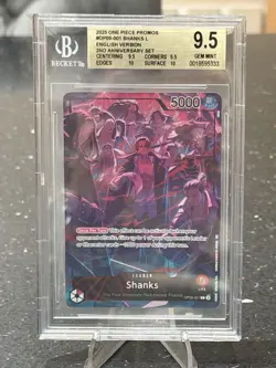 One Piece TCG Shanks OP09-001 2nd Anniversary Set BGS 9.5 Gem Mint - Image 1