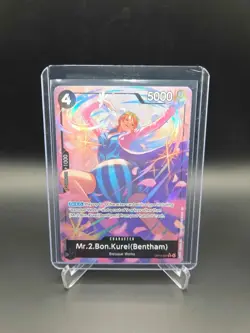 One Piece TCG English OP14-091 Mr. 2 Bon Kurei (Bentham) Alt Art Parallel - Image 1