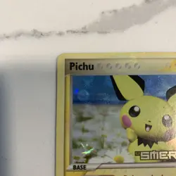 Pichu 59/106 EX Emerald Reverse Holo Stamped Pokemon Card 2005 (Italian Text) - Image 4