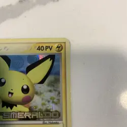 Pichu 59/106 EX Emerald Reverse Holo Stamped Pokemon Card 2005 (Italian Text) - Image 5