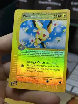 #4 Pichu 58/165 Expedition 2002 Reverse Holo E-Series Vintage Pokemon Card TCG - Image 4