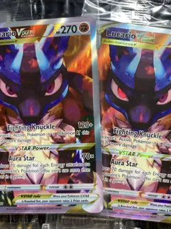 Pokemon TCG Lucario VSTAR SWSH291 Holo Promo Card Sealed (2) - Image 1