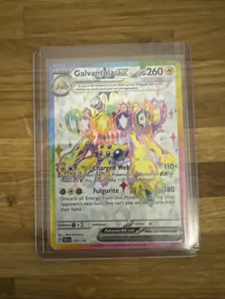 Pokemon Galvantula EX Stellar Crown Holo Card 159/142 SV07 NM - Image 1