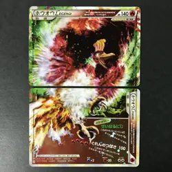 Lot of 2 Cards: Ho-Oh LEGEND 015 016/070 L1 HeartGold Holo Japanese Pokemon LP++ - Image 3