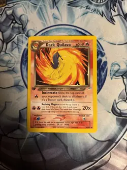 (HPL) Dark Quilava 39/105 - 2000 Neo Destiny - Pokemon Card TCG 1st VLP - Image 1