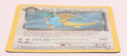 Team Rocket's Dark Dragonite 5/82 Rare Holo Pokemon TCG Card - One Swirl - Image 3