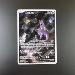 Mewtwo SVP 052 Pokemon Promo 151 Full Art Holo Ultra Premium Card - Image 1