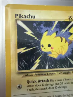 Pikachu Neo Genesis 70/111 Unlimited Edition Regular Card Moderately Played Rare - Image 2