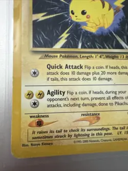 Pikachu Neo Genesis 70/111 Unlimited Edition Regular Card Moderately Played Rare - Image 3