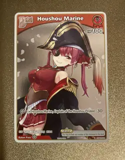 Houshou Marine Promo - hBP02-028P NM Hololive Official Card Game English - Image 1