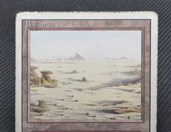MTG Badlands- DAMAGED/INKED -3rd Edition Magic the Gathering Card # 282 - Image 3