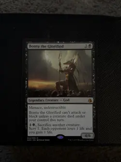 MTG Bontu The Glorified Amonkhet Card Regular Edition Near Mint Condition - Image 1