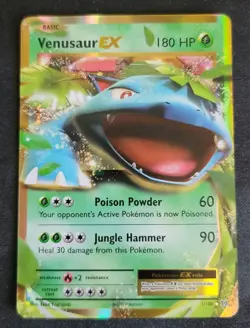 Venusaur EX 1/108 Pokemon TCG Evolutions XY Ultra Rare Card NM - Image 1