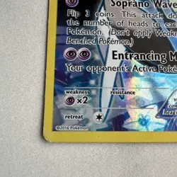 MELOETTA XY120 FA holo Black Star Promo Pokemon TCG card LP - Image 4