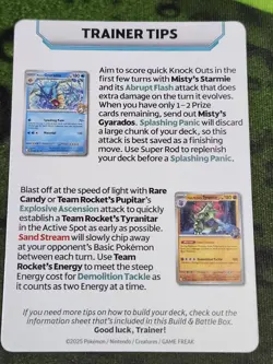 Destined Rivals Trainer Tip Pre Release Card Giovanni And Mewtwo Nm - Image 2