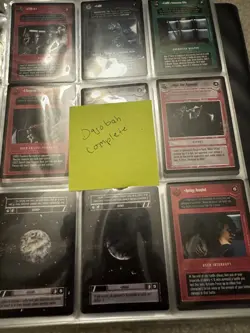 Star Wars CCG Complete Dagobah Limited Black Border Set 180 Cards Mint NM HTF - Image 1