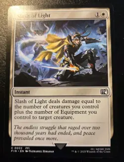 Slash Of Light 0032 Common Final Fantasy Magic: The Gathering - Image 1