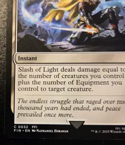 Slash Of Light 0032 Common Final Fantasy Magic: The Gathering - Image 4