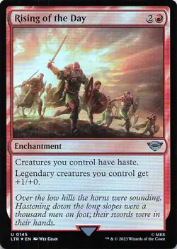 Rising of the Day Lord of the Rings: Tales of Middle-Earth Foil - Image 1