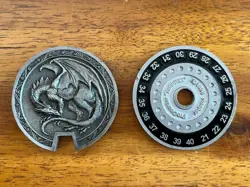 Vintage Metal Reaper Dragon ProCounter 1-40 Life Counter and Tracker - Commander - Image 1