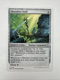 Thornbite Staff (White Border) Mystery Booster 2 Regular - Image 1