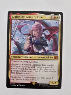Lightning, Army of One M0233 Regular Final Fantasy - Magic the Gathering - NM - Image 1