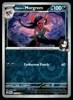 MARNIE'S MORGREM 135/182 UNCOMMON DESTINED RIVALS POKEMON - Image 1