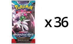Pokemon TCG SV4 Paradox Rift Booster Pack Lot of 36 FACTORY SEALED PACKS! - Image 1
