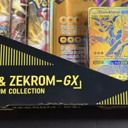 Pokemon TCG Pikachu & Zekrom GX Premium Collection Box Factory Sealed - Image 3