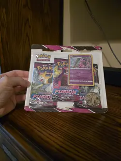 ‼Pokemon TCG: Sword & Shield - Fusion Strike 3-Pack Blister (Espeon Promo)💨 - Image 1