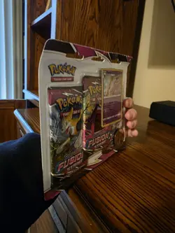 ‼Pokemon TCG: Sword & Shield - Fusion Strike 3-Pack Blister (Espeon Promo)💨 - Image 3