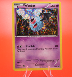 Woobat | #7/12 | McDonald's Promo | Holo | Pokemon | 2012 - Image 1
