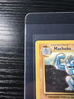Machoke 34/102 Base Set Unlimited Uncommon WOTC Vintage Pokemon - Image 3