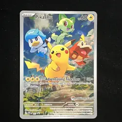 Pikachu - 027 (Pokemon Center Exclusive) 027 Sv: Scarlet & Violet Promo - Image 1