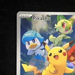 Pikachu - 027 (Pokemon Center Exclusive) 027 Sv: Scarlet & Violet Promo - Image 3
