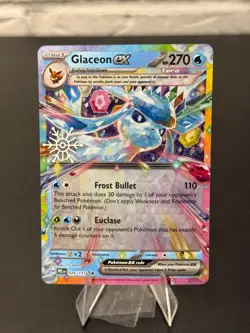 Glaceon ex (026/131) Holiday 2025 Snowflake Stamp Promo - Pokemon TCG: PRE - Image 1