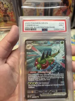 Pokemon Yanmega Ex Destined Rivals 228/182 Special illustration Rare PSA 9 Mint - Image 2