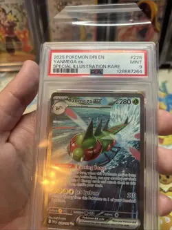 Pokemon Yanmega Ex Destined Rivals 228/182 Special illustration Rare PSA 9 Mint - Image 3