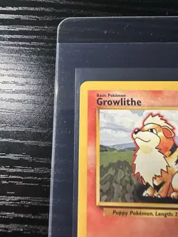 Growlithe 28/102 Base Set Unlimited WOTC Vintage Pokemon - Image 3
