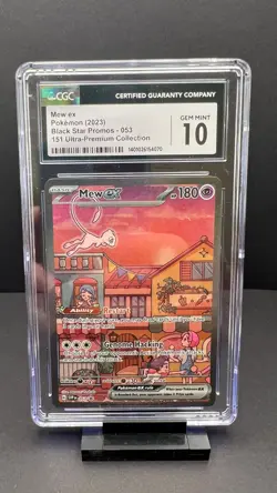 2023 POKEMON MEW EX BLACK STAR PROMO - 053 CGC 10 151 ULTRA PREMIUM COLLECTION - Image 1