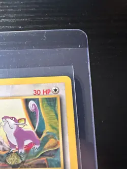 Rattata 61/102 Base Set Unlimited WOTC Vintage Pokemon - Image 4
