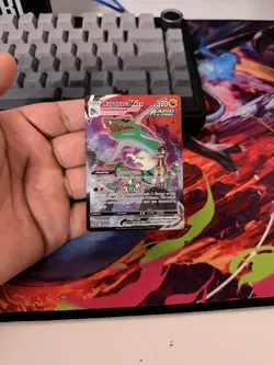 Pokemon TCG Rayquaza VMAX Silver Tempest TG20/TG30 SWSH12 Near Mint Condition - Image 1