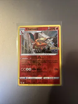 Charizard 010/078 Reverse Holo Rare Pokemon GO TCG NM - Image 1