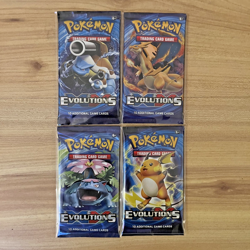 Pokemon TCG XY Evolutions Booster Packs 4-Pack Full Art Set New Sealed 2016 - Image 1
