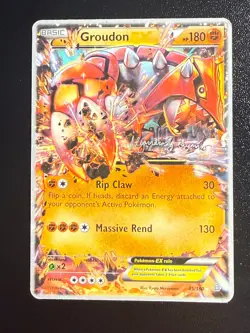 Groudon EX 85/160 XY - Pokemon World Championships 2015 Holo - Image 1