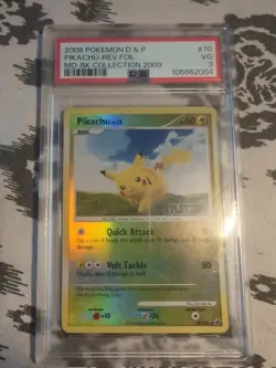 PSA 3 Pikachu - 70/100 - Reverse Holo BK Promo Pokemon Promo PSA 3 - Image 1