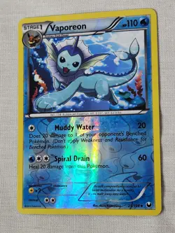 NM Vaporeon - Reverse Holo 25/108 Dark Explorers Pokemon TCG - Image 2